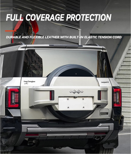 2025 accessoires extérieurs tout-terrain porte arrière monté couverture <span class=keywords><strong>de</strong></span> Protection <span class=keywords><strong>de</strong></span> <span class=keywords><strong>roue</strong></span> <span class=keywords><strong>de</strong></span> <span class=keywords><strong>secours</strong></span> en cuir couverture <span class=keywords><strong>de</strong></span> pneu <span class=keywords><strong>de</strong></span> <span class=keywords><strong>secours</strong></span> pour BYD Leopard 8 - Product Image 5