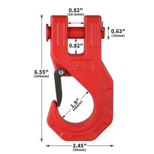 YH3117 Application de l'industrie lourde <span class=keywords><strong>Crochet</strong></span> de treuil de remorquage forgé robuste <span class=keywords><strong>Crochet</strong></span> de treuil de remorquage électrique d'<span class=keywords><strong>attelage</strong></span> de remorque - Product Image 6