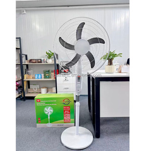 Bán buôn năng lượng mặt trời có thể sạc lại pin Powered xách tay quạt năng lượng mặt trời cho nhà cắm trại và cứu trợ khẩn cấp 16 inch tầng <span class=keywords><strong>Fan</strong></span> - Product Image 1