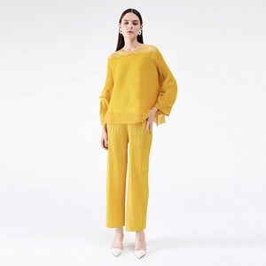 Blus Pakaian Wanita Desain Lemak Wanita Desain 100% Poliester Lengan Panjang Atasan Musim Panas - Product Image 4
