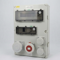 Boîte de distribution d'alimentation industrielle murale étanche en plastique pour atelier et chantier