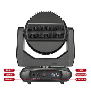 19x60 Ojo de abeja cabeza móvil haz Zoom Dmx luz Ojo de abeja 19x60W para escenario club nocturno boda - Product Image 5