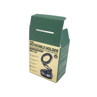 Support magnétique écologique pour téléphone de voiture en alliage d'aluminium, auto-érectile, avec emballage coloré (folie UV quatre couleurs)