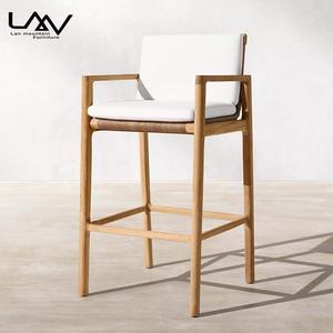 Ensemble de meubles modernes, chaise de Bar en bois, Table en éléments, pour l'extérieur, le jardin, le patio, les hôtels, livraison gratuite - Product Image 6