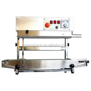 Automatic Packaging Packing Oil Food Pouch Continuous Plastic Bag Heat Band Sealer Vertical Sealing Machine