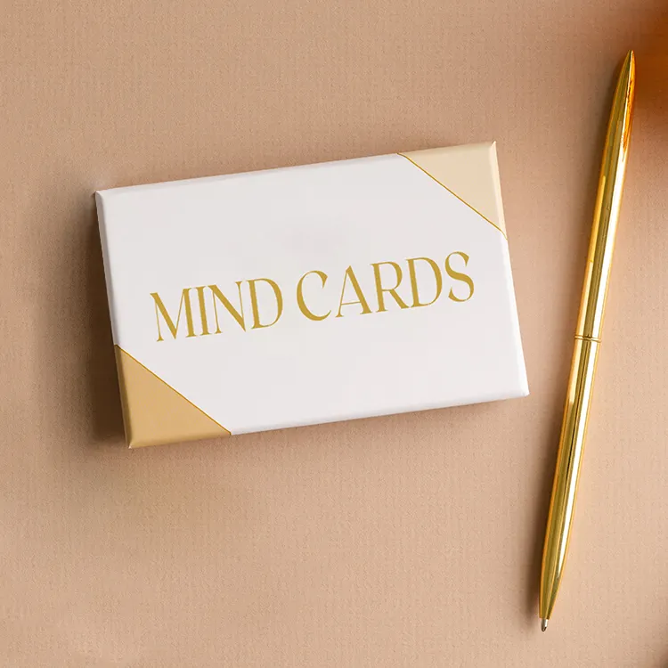 Inspirierende Karten mit positiven Bestätigungen zur täglichen Ermutigung und Selbstpflege Benutzer definierte Affirmation Mind Cards