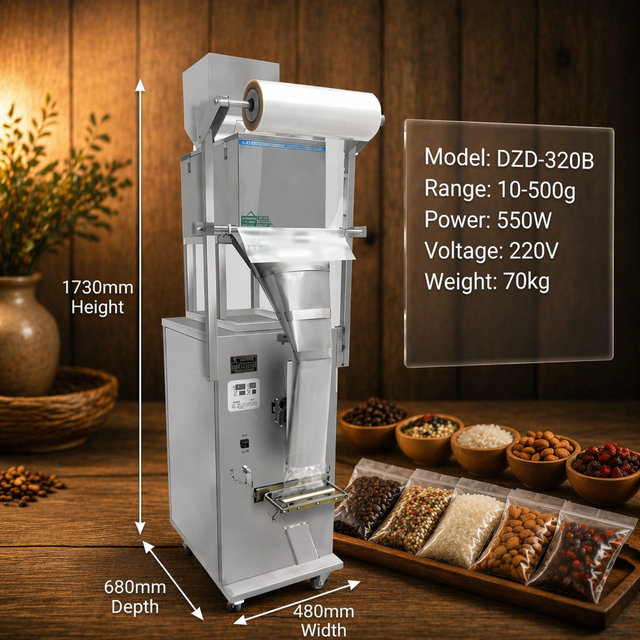 Manufacturer Price Snack Powder Packing Machine ±1g Accuracy Sugar Packing Machine for Coffee Beans Seeds Rice Granule