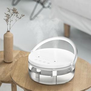 เครื่องเพิ่มความชื้นในอากาศพลาสติกอเนกประสงค์แบบพกพา พอร์ต USB คู่ ความจุ 1.2 ลิตร พร้อมไฟกลางคืน ฟังก์ชั่นตั้งเวลา ใช้งานในบ้าน ไร้สาย ขายส่งจากโรงงาน - Product Image 3