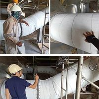 Matériau d'isolation thermique en feutre d'aérogel à l'échelle nano pour équipements industriels et pipelines - Vente chaude