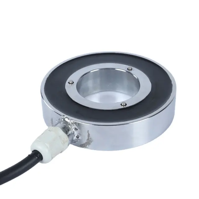 Magnet Penahan Elektro Bulat Ultra Tipis 12V Dc Magnet Pengangkat Sendiri Elektromagnet