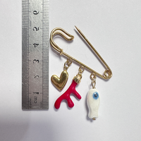 YML & DIY Charms Pendentifs et épingles de sûreté pour chaussures Sacs et accessoires Logo personnalisé fait à la main Épingle de sûreté
