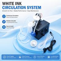 Système de circulation réglable pour réservoir d'encre blanche DTF avec agitateur et minuterie pour Epson L1800 L800 L805 L18050 I3200 XP600 Encre DTG