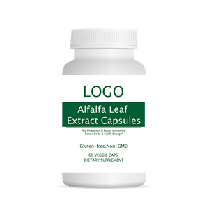 Cápsulas de Extracto de Hoja de Alfalfa, Suplementos Herbales, Cápsulas de Alfalfa - Product Image 1