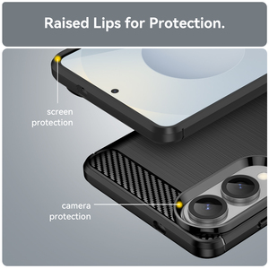 Funda Protectora de Lujo para Teléfono Móvil 5/M16 A06 5G, de Fibra de Carbono Resistente a Impactos, con Revestimiento Suave de TPU y Estampado en Caliente - Product Image 6