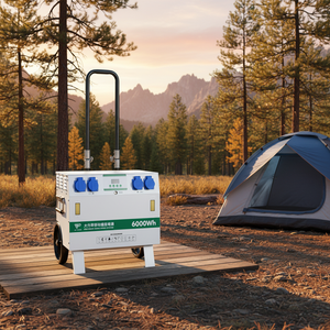휴대용 파워 스테이션 3000Wh 야외 장비용 LiFePO4 배터리 순수 사인파 MPPT 태양광 전원 청정 조용한 전력 - Product Image 1