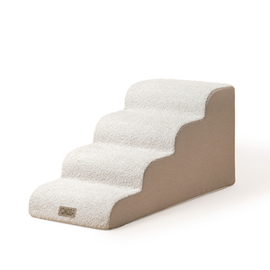 Luxury Modern Curved <strong>Dog</strong> <strong>Bed</strong> With Washable Cover High Density Foam High Couch Non-Slip Stable Indoor <strong>Dog</strong> Ladder - Product Image 6