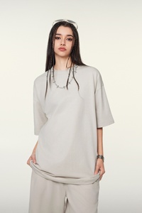 Camisetas de Verano para Hombre de Alta Calidad, Corte Holgado, Talla Grande, Color Sólido, Manga Corta, Material Sorona con Sensación Fresca, Diseño Elegante - Product Image 5