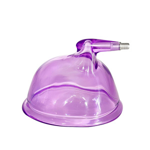 One Pair 19CM Purple Buttock <strong>Suction</strong> Cups Ergonomic Vacuum Cups for <strong>Butt</strong> <strong>Lifting</strong>,Extra-Large Vacuum Therapy Machine Accessories - Product Image 2