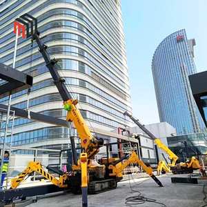 מנוף עכביש מותאם אישית לעבודה בטוחה 5 טון, מנוף עכביש זחלי מיני קומפקטי 5 טון להנדסת חשמל - Product Image 2