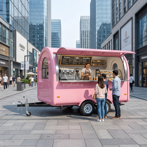 Etodevice Vintage Mobile <b>Kitchen</b> Food Truck for Sale Full <b>Kitchen</b> with Hotdog & Ice Cream Application for Catering & Mobile Rest - Product Image 1
