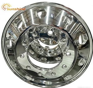 Jante de camion en aluminium forgé 22,5x8,25 pour camions lourds commerciaux, jante en alliage léger haute performance, DDP disponible - Product Image 3