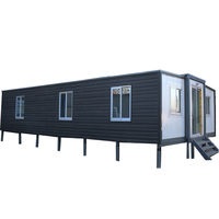 Prêt à Expédier Populaire 3 Chambre à coucher Préfabriqué Préfabriqué Personnalisé Villa 40ft Extensible 20 Pieds Conteneur Maisons Maison