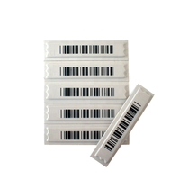 Étiquette adhésive en ABS Chaofang AM-DR003 58kHz AM Dr pour code-barres, étiquette de sécurité souple pour système EAS de supermarché (45x11mm)