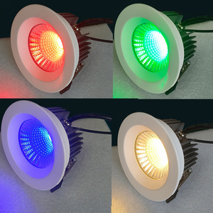 Benory 12W IP65 Downlight <span class=keywords><strong>LED</strong></span> COB à lumière blanche réglable 2000-6000K avec contrôle intelligent KNX//Tuya, éclairage pour la maison et le bureau, CRI 95 PWM DMX - Product Image 3