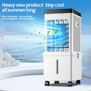 Enfriador de <span class=keywords><strong>Aire</strong></span> Evaporativo Móvil con Tanque de Agua Grande, 3 Velocidades de Viento, Ventilador de Enfriamiento de Agua Portátil, Humidificador para Uso en Interiores, Hogar y Oficina - Product Image 3