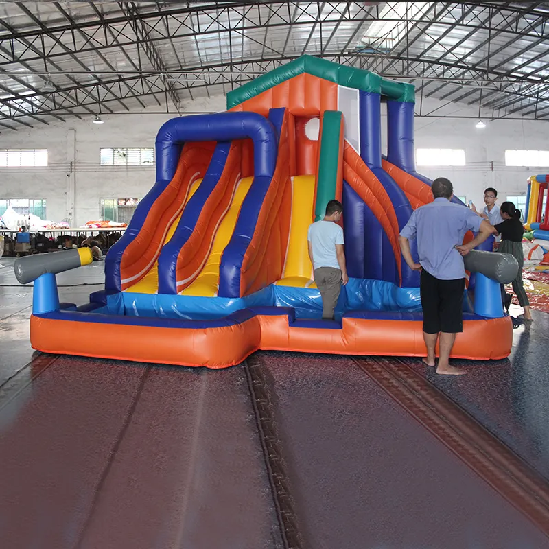 Casa de brinco inflables toboganes inflables para niños gigante inflables para niños aqua Parque parque comercial
