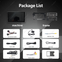 Aijia Fournisseur Échantillon Android 13 Noir pour 2002-2014 LADA SAMARA 10in LHD Dash Kit Frame Cable Radio Car Parts