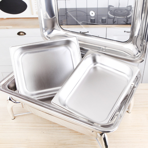 Dispositif de chauffe-plats pour hôtel restaurant ensemble de chauffe-plats pour buffet pour équipement de restauration ensemble de buffet en acier inoxydable - Product Image 6