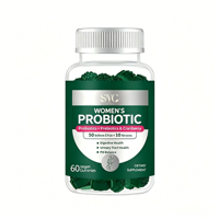 Probiotiques naturels pour femmes OEM, 50 milliards d'UFC, bonbons gélifiés à la D-Mannose, vitamines pour soutenir la santé des voies urinaires, étiquette privée personnalisée
