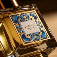 Étiquettes autocollantes personnalisées pour flacons de parfum, logo en relief, imprimées, durables, autocollants de marque, étiquettes adhésives pour emballages de produits cosmétiques