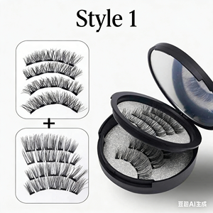 Pestañas Magnéticas Profesionales 3D, Pestañas Postizas Naturales Reutilizables, 8 Piezas, Clip Magnético, Extensión de Pestañas, Pinzas de <span class=keywords><strong>Maquillaje</strong></span>, Set de Pestañas - Product Image 3