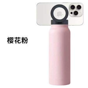 Portable OEM Stainless Steel Vacuum Insulated Sports Water <b>Bottle</b> Magnetic Phone Holder Straw Lid Large Capacity Flask - Product Image 2