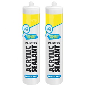 Sinolink 300ml Negro Resistente al fuego Fuerte Pegamento <span class=keywords><strong>Sellador</strong></span> Adhesivo Calafateo <span class=keywords><strong>Ventanas</strong></span> Secado rápido Relleno de huecos <span class=keywords><strong>Sellador</strong></span> acrílico pintable - Product Image 4