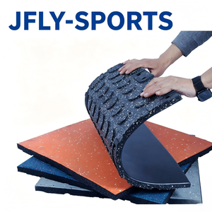 Heavy Duty EPDM Rubber Floor Tiles Shock Absorption Non Toxic Easy to Clean Ideal for Gyms Playgrounds and Indoor Fitness Areas - Product Image 1