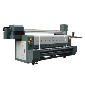Macchina da stampa industriale digitale per stampante tessile Flatbed Roll-To-Roll