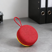 Haut-parleur portable en forme de disque étanche, anti-poussière et résistant aux chutes, avec basses puissantes, fente pour carte, RGB, batterie 1000-2000 mAh