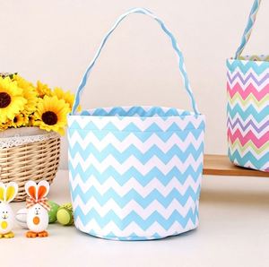 Boutique Boys or Girls <b>Bag</b> Custom Embroidered Wavy Pattern <b>Gift</b> <b>Easter</b> Tote Baskets for Festival Decor - Product Image 6
