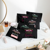 Mon sac de maquillage à motifs imprimés « Ma grand-mère est la plus belle », sac de rangement de voyage pour articles de toilette, organisateur à fermeture éclair pour cadeaux de fête