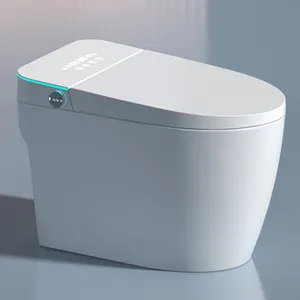 High Quality Sanitary Modern Style Foot Sensor Smart Toilets Siphonic Flush Intelligent Wc Bathroom Ceramic Toilet