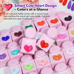 Colección de Esmaltes de Gel FZN al por Mayor en 26 Colores con Carta de Colores, OEM/ODM, Juego de Esmaltes de Uñas de Gel UV Personalizado, Fórmula Vegana Libre de HEMA y TPO - Product Image 3