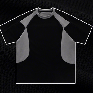 Camiseta Deportiva de Rugby, Estampada, Verano, Transpirable, Malla con Parches, Oversize, Manga Corta Raglán, Secado Rápido, Unisex, Moda, 100% - Product Image 5