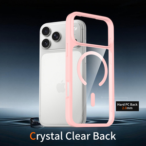 Nuova Custodia Trasparente <span class=keywords><strong>Rosa</strong></span> Carina per <span class=keywords><strong>iPhone</strong></span> 18 17 Pro Max per Donne e Ragazze, Antiurto, Anti-ingiallimento, Custodia Magnetica Personalizzata per Cellulare - Product Image 6