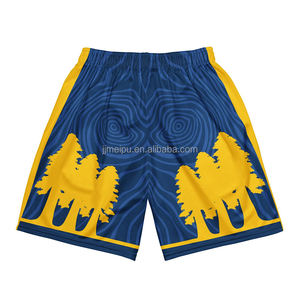 Yüksek Kaliteli Tam Baskılı File Şortlar Antrenman Basketbol Şortları Fermuarlı Cepli Erkek Basketbol Şortları - Product Image 4