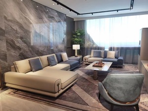 โซฟาที่นุ่มสบายสำหรับห้องนั่งเล่นโซฟาโซฟาหนังแท้โซฟาห้องนั่งเล่น - Product Image 5