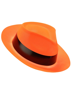 Cappelli da Festa Stile Mafia Neon, Cappelli Vivaci per Travestimenti, Decorazioni per Feste di <span class=keywords><strong>Compleanno</strong></span> a Tema Gangster, Accessori per Foto e Gadget - Product Image 5
