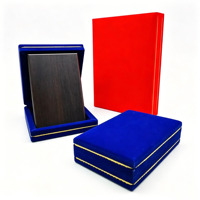 Plaques décoratives en bois pour trophées, avec boîte en velours, personnalisables, gravées sur mesure, pour événements d'entreprise, vente en gros en usine